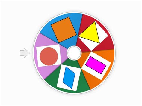 RULETA DE LAS FIGURAS GEOMÉTRICAS Rueda aleatoria