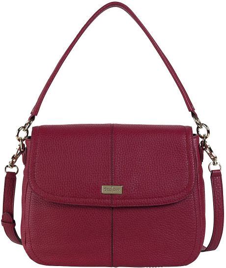 Cole Haan Village Jenna Leather Shoulder Bag In Red Lyst