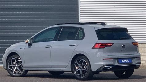 Volkswagen New Golf 8 In 4k 2020 Style Moonstone Grey 18 Inch Dallas Walk Around And Detail