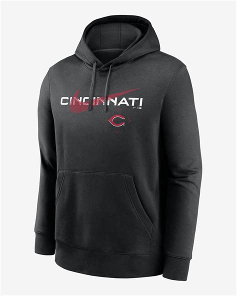 Nike Swoosh Neighborhood Mlb Cincinnati Reds Mens Pullover Hoodie