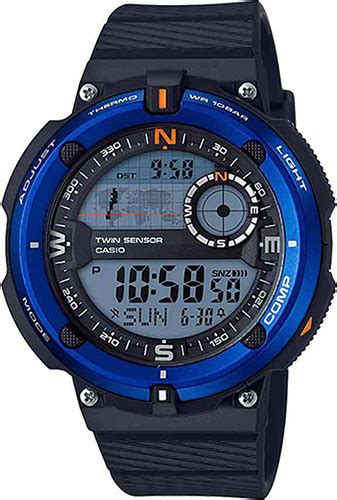 Men S Casio Twin Sensor Compass Thermometer Watch SGW600H 2AV