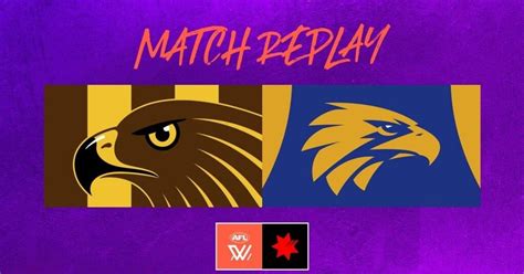 Aflw S7 Match Replay Hawthorn V West Coast