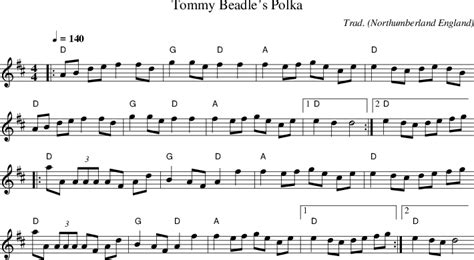 Tommy Beadles Polka On Folk Tune Finder