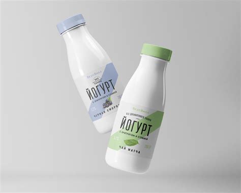 ВкусВилл. Упаковка йогуртов без сахара. - работа дизайнера nata0007