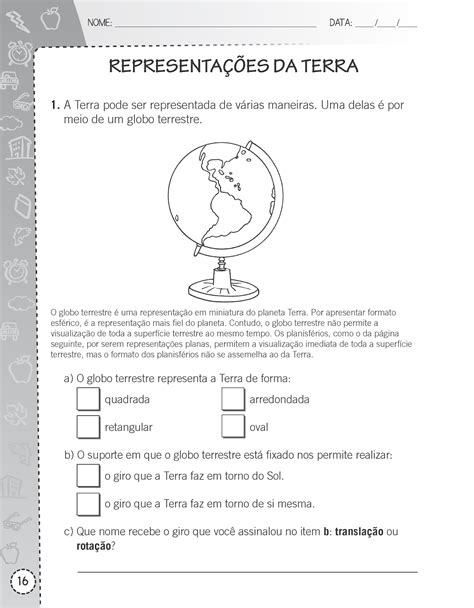 Exercicios Movimentos Da Terra