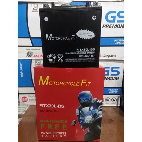 Jual Aki Ytx L Bs Mf Harley Davidson Bmw Seri Klasik V Ah Shopee