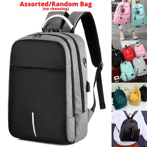 Canvas Backpack Teenager Solid Wear Resistant College Bag Hot Selling