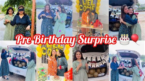 Punjab Se Sindh Aa Kr Kainat Ko Pre Birthday Surprise Diya🎂🎁 Zainab