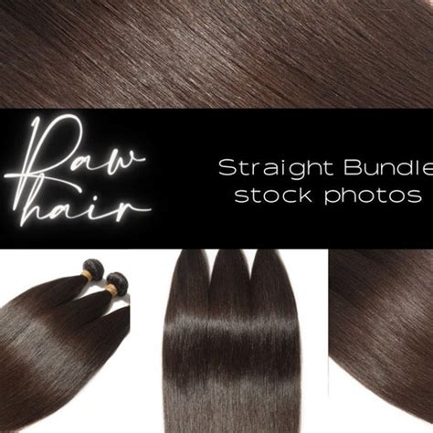 Hair Bundle Stock Photos Extensions Product Photography Etsy