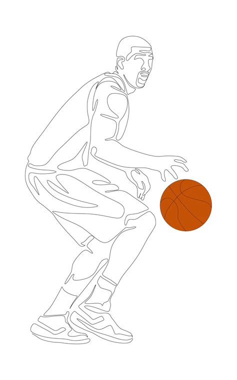 Basketball Player Drawing