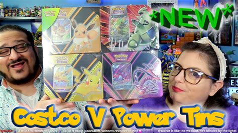 Wow V Powers Found Costco Pok Mon Tcg V Power Tins Pikachu