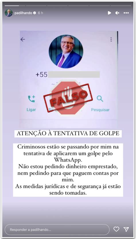 Padilha Alerta Para Tentativa De Golpe No WhatsApp