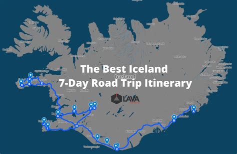 The Best Iceland 7 Day Road Trip Itinerary Summer Winter Lava Car Rental