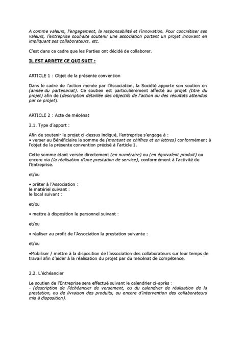 Modele De Convention De Collaboration Doc Pdf Page Sur