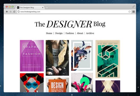 Design & Fashion Blog Layout Design by Vincent Melendez at Coroflot.com