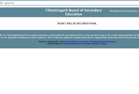 Cgbse Results Declared Live Chhattisgarh Board Class Th Th