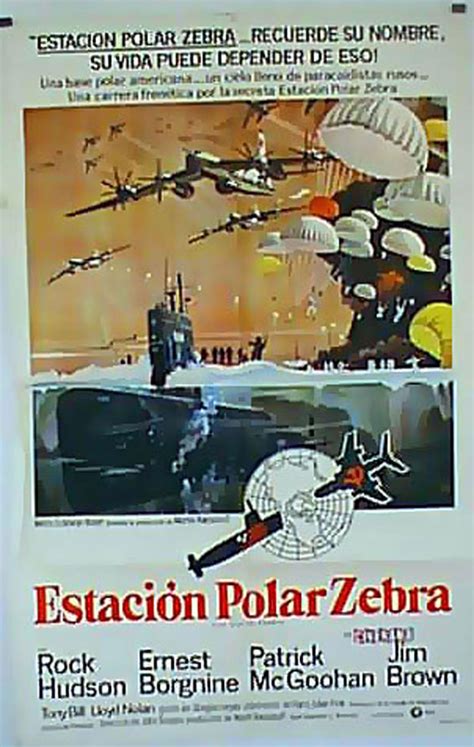 Estacion Polar Zebra Movie Poster Ice Station Zebra Movie Poster