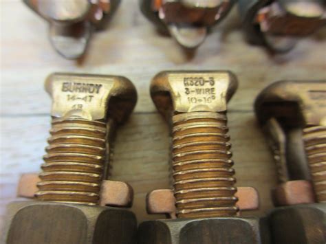 Burndy 14 4T 4R LOT OF 11 NEW 3 Wire KS20 3 Copper EBay