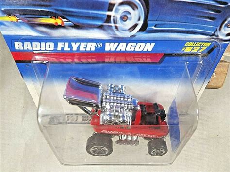 Hot Wheels Collector RADIO FLYER WAGON Red W Chrome Sp Malaysia Base Contemporary