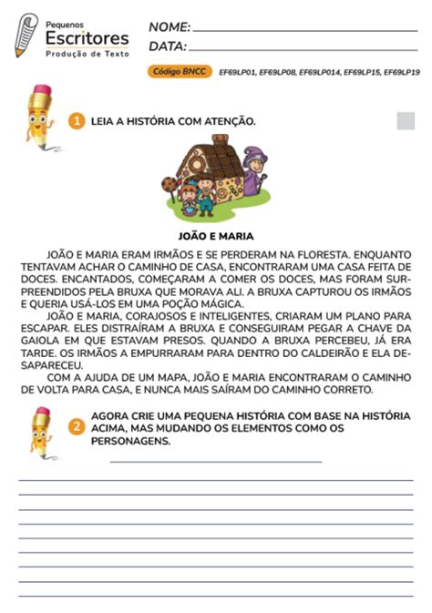 Produção De Texto Pequena