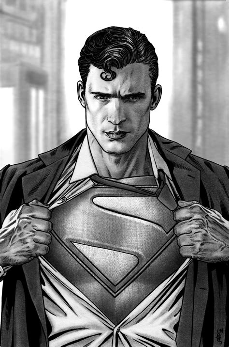 Superman David Corenswet Shirt Rip BnW by garnabiuth on DeviantArt