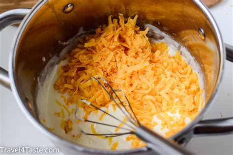 Mac & Cheese (made with Bechamel sauce and Cheddar cheese) – Travel For ...