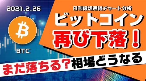 【btc】ビットコイン80万円の下落！まだ落ちる？今後の相場はどうなる？日刊仮想通貨チャート分析【2月26日（金）】 Ioc Waseda