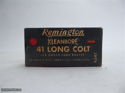 Remington Kleanbore Long Colt Grain Lead Empty Reproduction Box