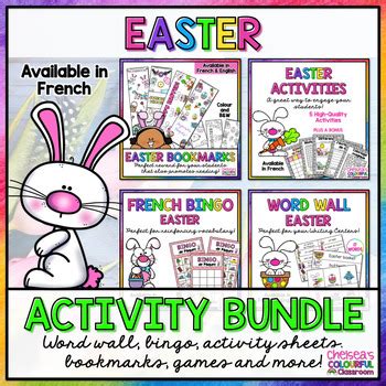 French Easter Activity Bundle P Ques Activit S Et Jeux Tpt