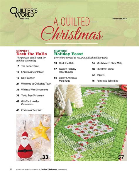 Quilter S World Magazine A Quilted Christmas Subscriptions Pocketmags