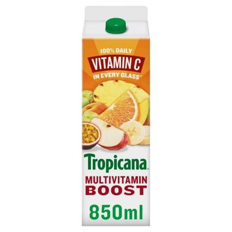 Tropicana Multivitamins Fruit Juice 850ml Compare Prices And Buy Online