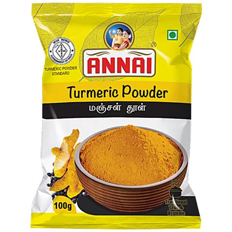 Buy ANNAI Tumeric Powder Anti Inflammatory Antibacterial Properties