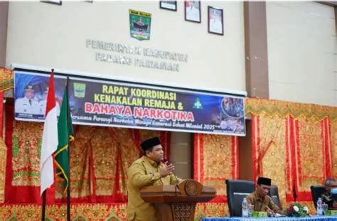 Bupati Suhatri Bur Buka Secara Resmi Rakor Kenakalan Remaja Dan Bahaya