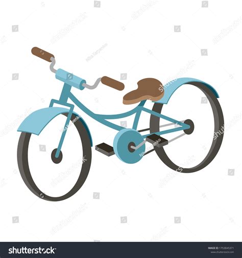 Cartoon Bike Vector Illustration Isolated On Stock Vector (Royalty Free ...