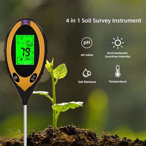 4 In 1 Digital Soil Quality Tester Eata Gift