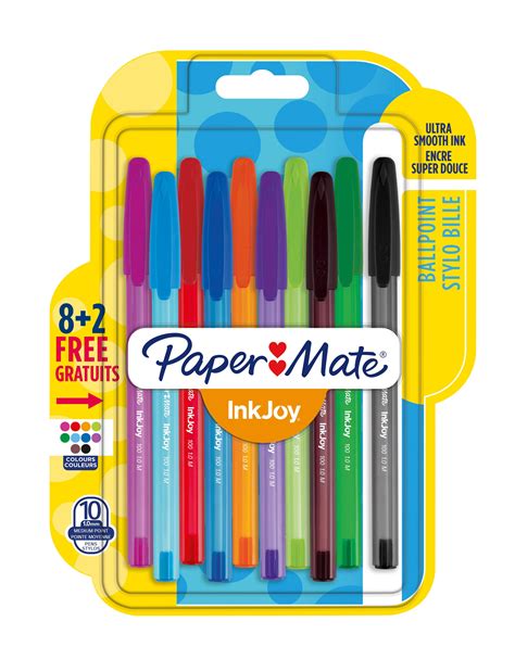 Papermate Inkjoy Cap Capped Ball Pen With Mm Medium Tip