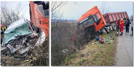 Soferita De 19 Ani Ranita Dupa Ce A Intrat Cu Masina Intr Un Camion Nu