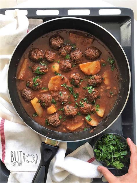 Daoud Basha Recipe Lebanese Meatballs Stew