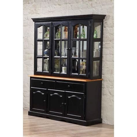 Manhattan Dining Room Hutch Dinning Room Dining Area Oak China Cabinet Traditional Trends