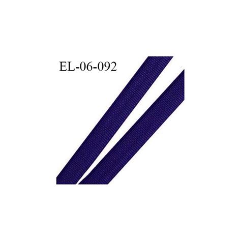 Elastique mm fin spécial lingerie polyamide élasthanne couleur bleu marine grande marque
