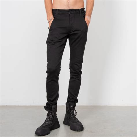 BLACK SLIM FIT DENIM JEANS Wolfensson