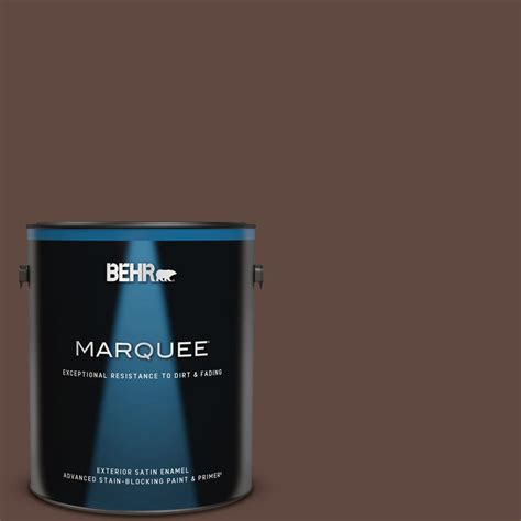 BEHR MARQUEE 1 Gal N150 7 Chocolate Therapy Satin Enamel Exterior