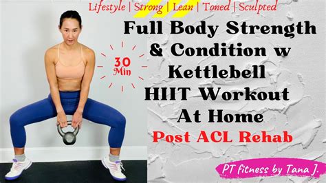 Post ACL Surgery Rehab Full Body Strength Conditioning With