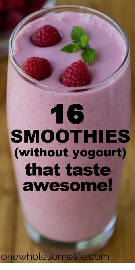 No Yogurt Smoothie Recipes Artofit