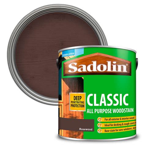 Sadolin Classic All Purpose Woodstain Rosewood Litre Totaldiy