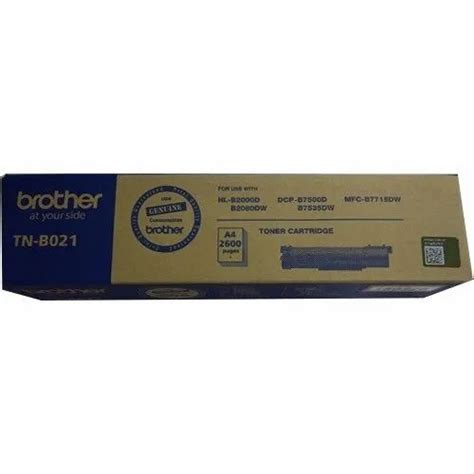 Black TN B021 Brother Toner Cartridge Packaging Type Box At Rs 750 In