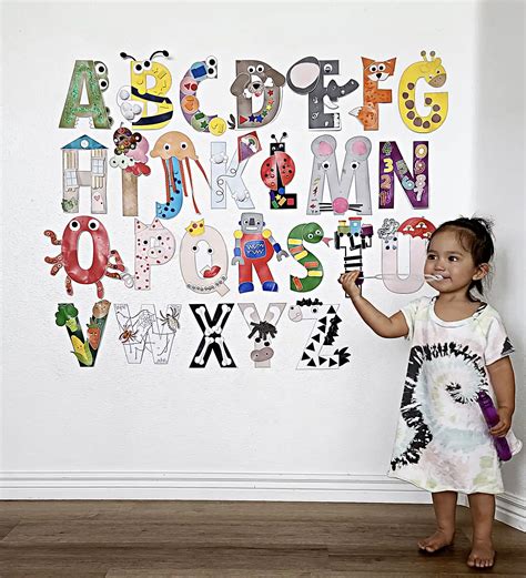 Alphabet Letter Crafts A To Z The Aloha Hut Worksheets Library