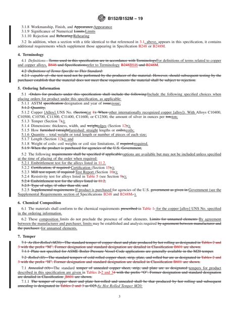 ASTM B152 B152M 19 Standard Specification For Copper Sheet Strip