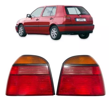 Lanterna Traseira Hella Golf Mk3 Gl Glx Tricolor Original Vw