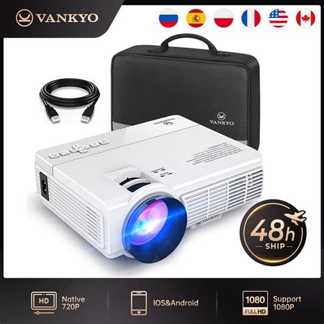 VANKYO Leisure 3 Mini Projector Supported 19201080P 170 Portable